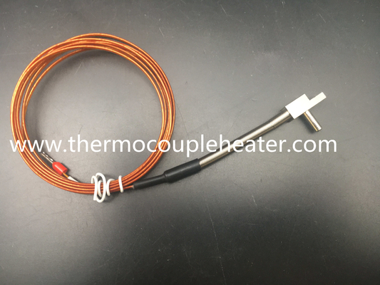 Hot Runner Manifold Measurement Temperature Sensor Thermocouple With Kapton Cable