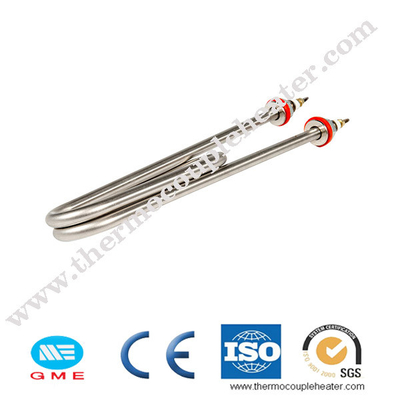 Single U Shape 220V / 380V Water Immersion Tube Heating Element 1KW - 4KW