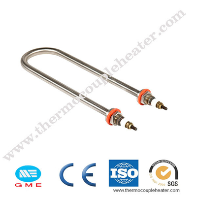 Single U Shape 220V / 380V Water Immersion Tube Heating Element 1KW - 4KW