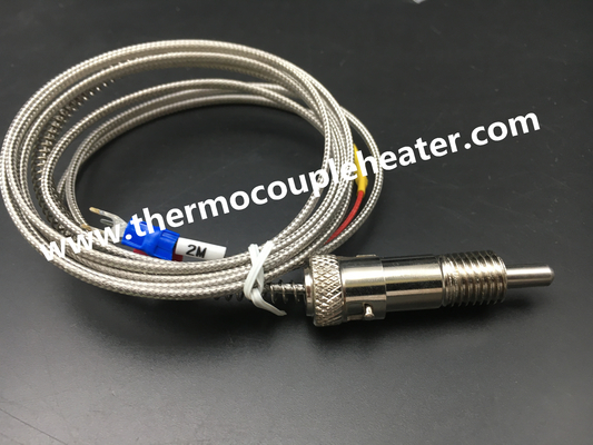 Temperature Sensor Bayonet Style Thermocouple Type J / K With 2m Cable