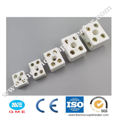 15A 25A 30A 50A 2 Way Ceramic Terminal Block 2 Pole Ceramic Connecting Terminals