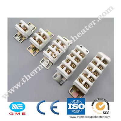 15A 25A 30A 50A 2 Way Ceramic Terminal Block 2 Pole Ceramic Connecting Terminals