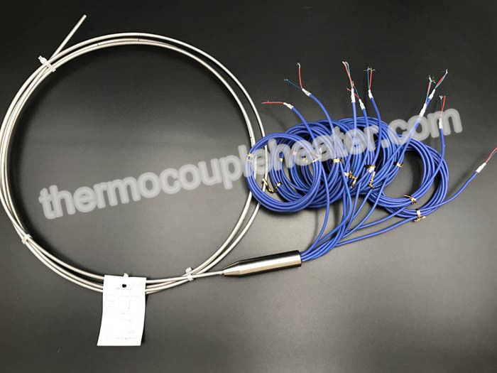 AISI 304 Sheath Type J Multipoint Mineral Insulated Thermocouple Wire