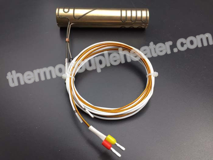 240V 400W Press In Brass electric resistance heater For Hot Runner