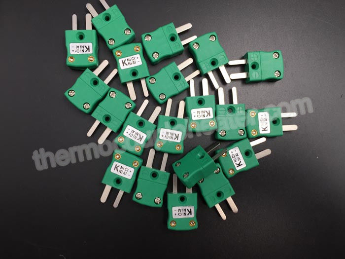 Type K Mini Thermocouple Connector Male And Female Parts For Signal