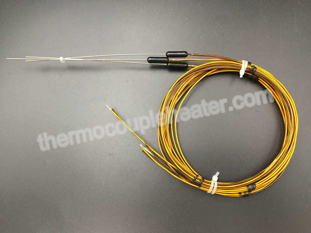 Hot Runner Mold Type J Type Thermocouple Probe With Plastic Molded
