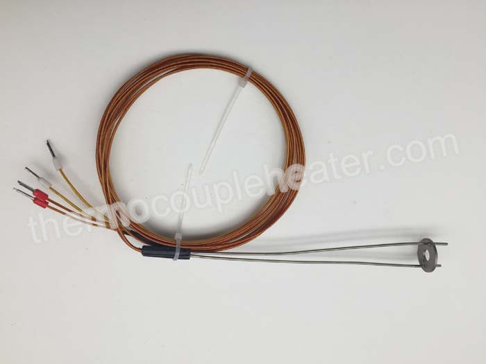 Duplex Type J Thermocouple Probe Rtd Temperature Sensor With Plastic