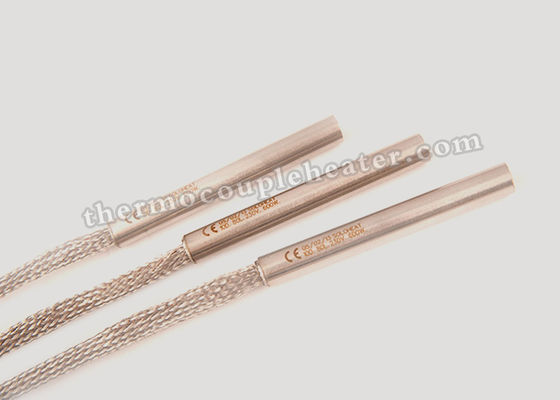 Plastic Processing Heating Element Cartridge Heaters with Metal Screen Sleeve