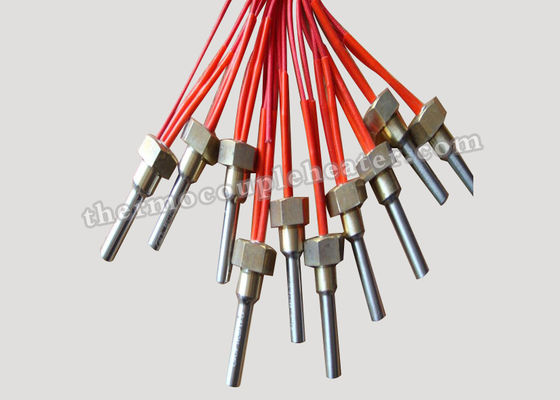 Screw Plug Industrial Immersion Cartridge Heater with High Temperature Cable