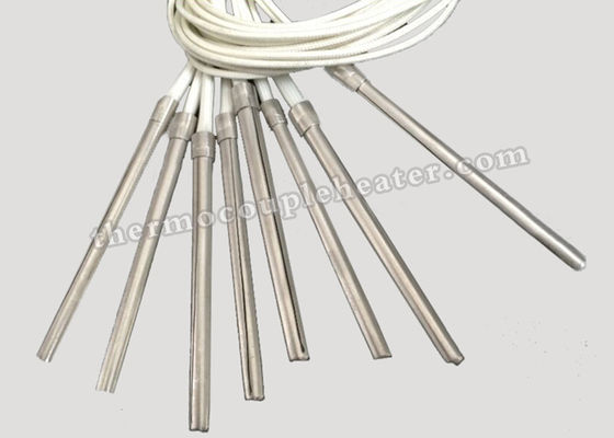 High Temperature Fast Heating Split Sheath Cartridge Heater With Built In Thermocouple