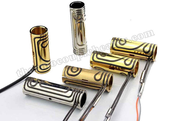 High Electrical Resistance Brass Tube Coil Heaters For Injection Mould