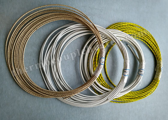 Yellow High Temperature Cable High Voltage Insulated Resistance Heating Wire