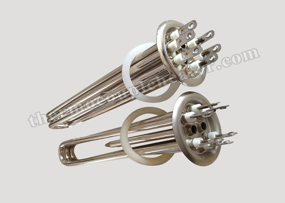 High Purity MgO Flat Flange Immersion Heater / Hot Water Immersion Heater