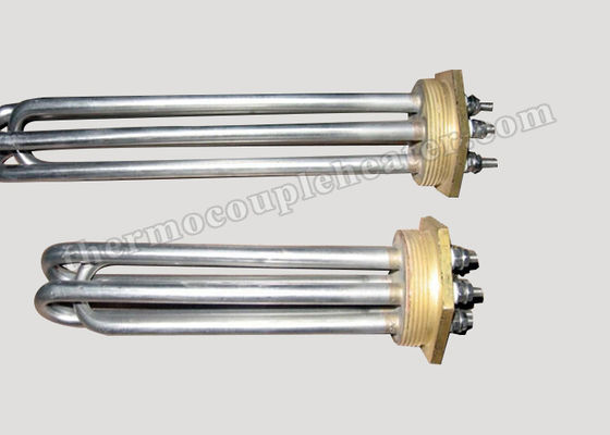 Industrial Liquid Screw Plug Immersion Heaters For Heating Water , ISO9001