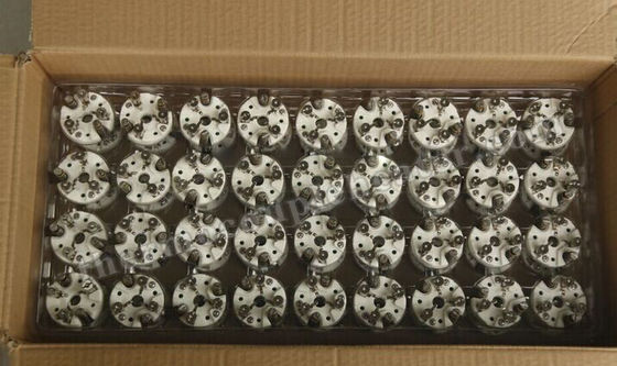 Professional Thermocouple Components RTD Ceramic Terminal Block 2-6 Pins