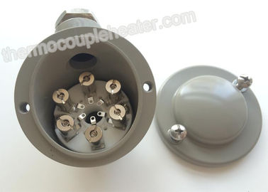 Aluminium Die Casting Thermocouple Connection Head KD / DIN B In Color RAL7032