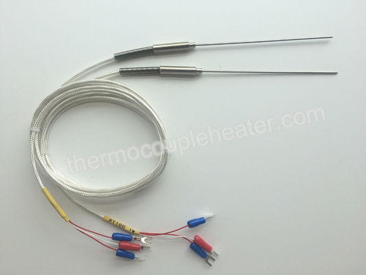 Ultra Fine 1.5mm Diameter Pt100 Stainless Steel Temperature Sensor With Probe