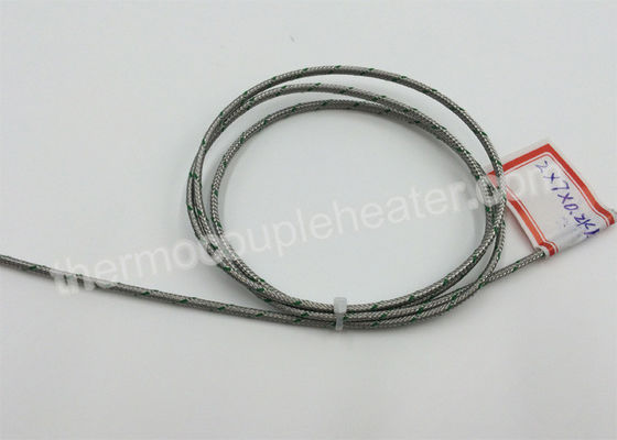 Fiberglass And Fiberglass And SS Braided Thermocouple compensating Wire