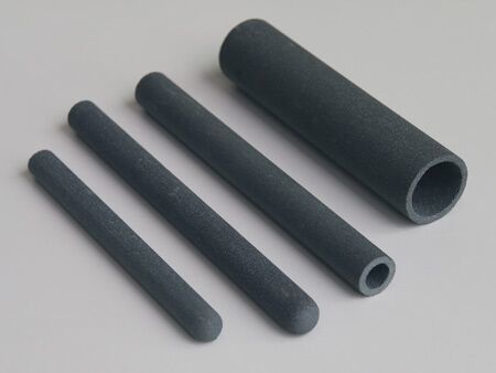Recrystallized Silicon Carbide / RSiC Thermocouple Protection Tube