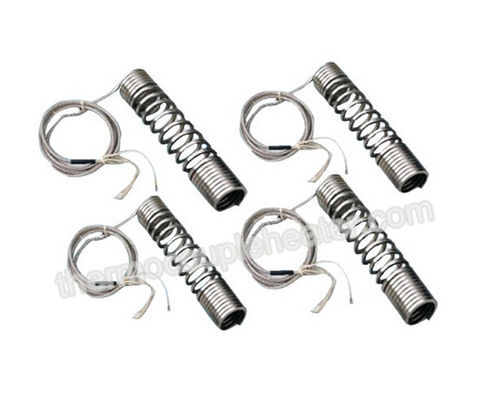 Hot runner coil heater , Thermocouple RTD for precision heating systems with different sleeves