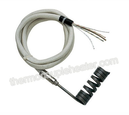 Hot runner coil heater , Thermocouple RTD for precision heating systems with different sleeves