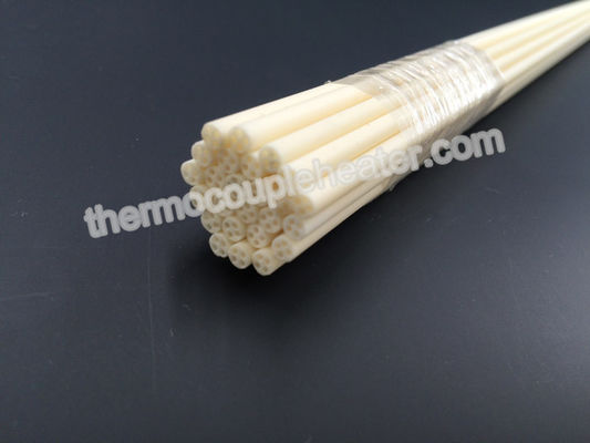 High Alumina 99.5% AL2O3 Ceramic Thermocouple Insulators With Four Core