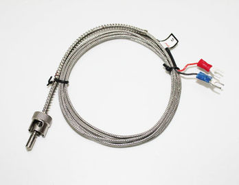 K Type Adjustable Bayonet Fiberglass Insulation Wire Thermocouple Probe