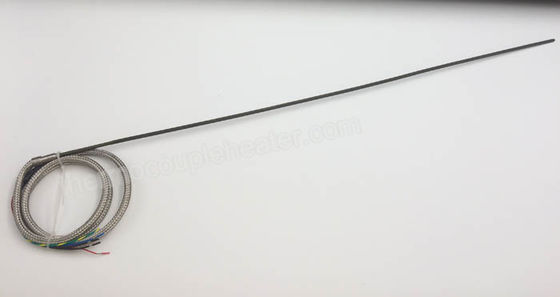 2.2 x 4.2mm Cable Electric Coil Heaters With J Type Thermocouple And SS Braid Protected Leads
