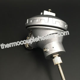 Pt100 RTD Temperature Sensor , High Temperature Thermocouple Probe 2 Pairs