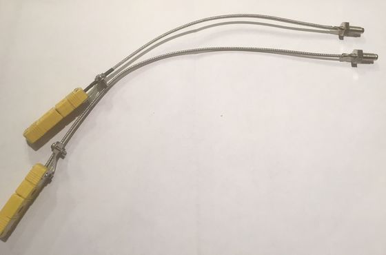 M6 Thread K Calibration Thermocouple RTD Probe With Two Mini Connector