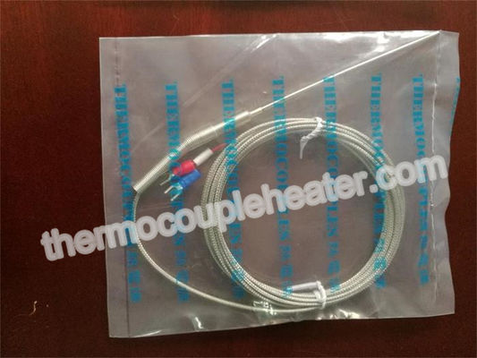 J Type RTD temperature probe with Mineral Insulated spring fixed bayonet