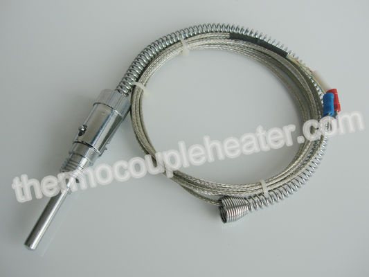 Customized K type Thermocouple RTD with stainless steel lead wire , 12-480V