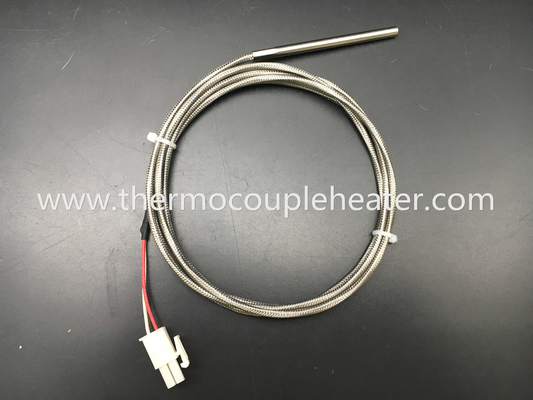 Customized RTD PT500 Temperature Sensor 2 Wire With Special Connector
