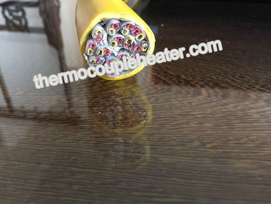 Multi Stranded Thermocouple Compensating Cable With PVC Insulation Materials , ISO