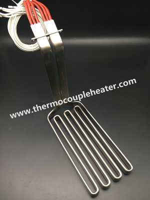 Immersion Tubular Heater In Flat Shape For Oil Or Water Heating supplier