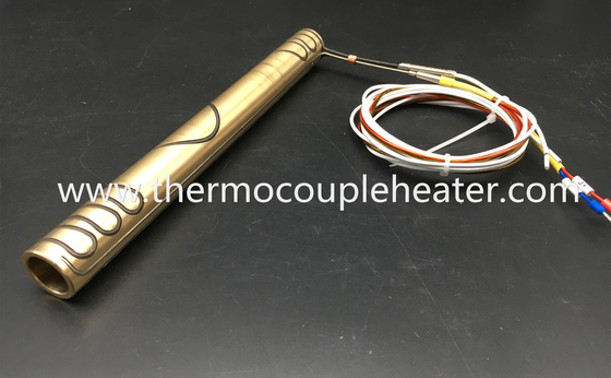 Hot Runner System Mini Tubular Copper Coil Heater With Thermocouple J