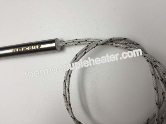 High Precision Cartridge Heaters With Internally Connected Fiberglass Leads , 100mm Length