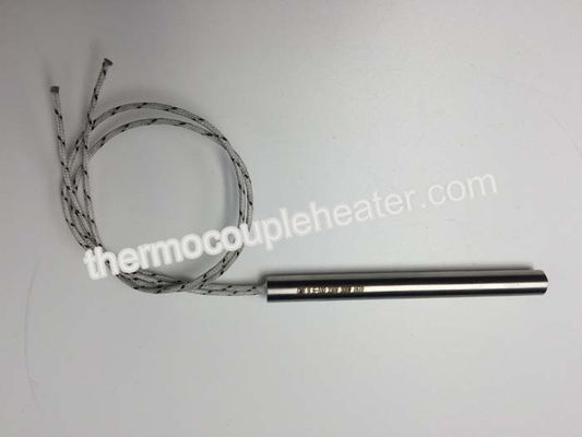 High Precision Cartridge Heaters With Internally Connected Fiberglass Leads , 100mm Length