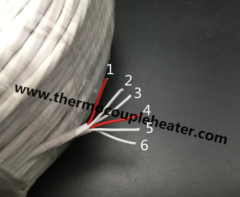 PT100 RTD Cable 6-Wire With PTFE Insulation