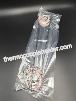 Material 304 Hot Runner Spring Coil Heater In Straight , 3.2 x 1.8mm