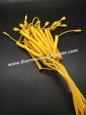 Thermocouple Plug Type K With Extension Spring Cable