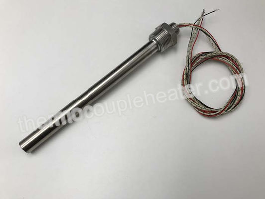 127V 1500W custom Water Immersion Cartridge Heater With NPT Thread