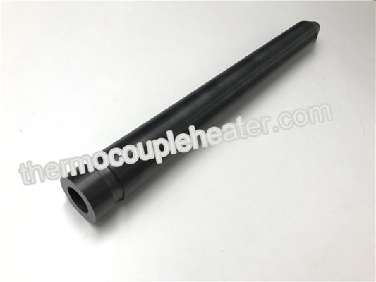 Silicon Nitride Thermocouple Components Protection Tube / Antioxidation Si3N4 silicon carbide tube