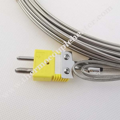 temperature instruments sensors food probe 1300c 1200c k type thermocouple with connector