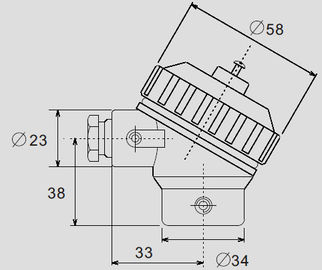 KME Aluminium Thermocouple Connection Head For Thermocouples