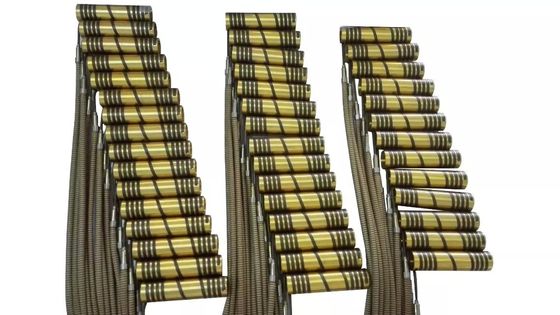 Hot Runner Injection Molding Brass Electric Tube Heaters With Thermocouple