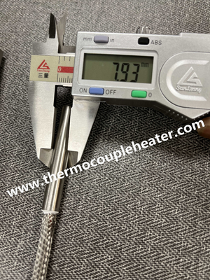 Cartridge Heater Internal Connected Cable With Steel Shield diameter 5/16" supplier