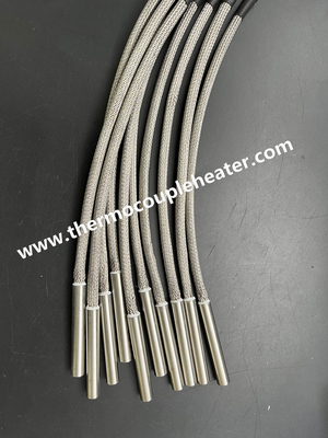 Cartridge Heater Internal Connected Cable With Steel Shield diameter 5/16" supplier
