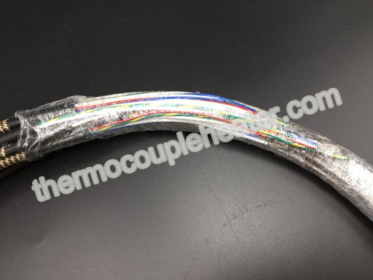 230V 1200W 2 X 4mm Electric Resistance Heater In Straight With J Type Thermocouple