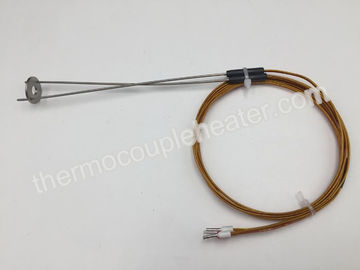 Duplex Type J Hot Runner Thermocouple Probe With Plastic Transition For Injection Mold